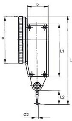 Preview: Fühlhebel-Messgerät D=30mm
